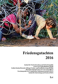 Buchcover: Friedensgutachten 2016. LIT Verlag, Münster, 2016.