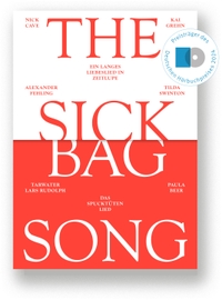 Buchcover: Nick Cave / Kai Grehn. The Sick Bag Song - das Spucktütenlied - Hörspiel nach dem gleichnamigen Epos. 1 CD. Zweitausendeins Verlag, Berlin, 2023.