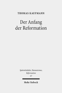 Cover: Der Anfang der Reformation