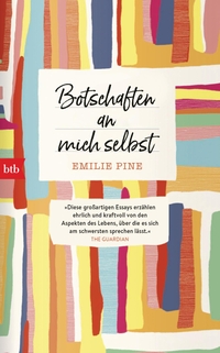 Buchcover: Emilie Pine. Botschaften an mich selbst. btb, München, 2021.
