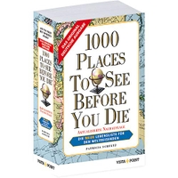 Buchcover: Patricia Schultz. 1000 Places To See Before You Die - Die neue Lebensliste für den Weltreisenden. Vista Point Verlag, Köln, 2018.