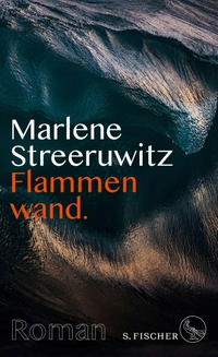 Buchcover: Marlene Streeruwitz. Flammenwand - Roman mit Anmerkungen. S. Fischer Verlag, Frankfurt am Main, 2019.
