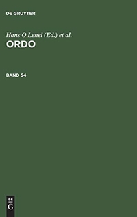 Buchcover: Ordo - Jahrbuch für die Ordnung von Wirtschaft und Gesellschaft. Band 54. Lucius und Lucius, Stuttgart, 2003.