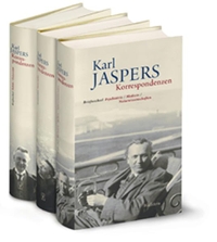 Buchcover: Karl Jaspers. Korrespondenzen - Briefwechsel in drei Bänden. Wallstein Verlag, Göttingen, 2016.