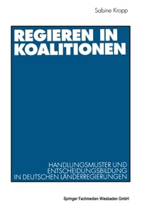 Cover: Regieren in Koalitionen