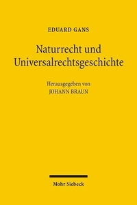Cover: Naturrecht und Universalrechtsgeschichte
