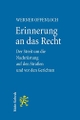 Cover: Werner Offenloch. Erinnerung an das Recht - Der Streit um die Nachrüstung auf den Straßen und vor den Gerichten. Mohr Siebeck Verlag, Tübingen, 2005.