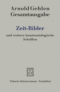 Cover: Zeit-Bilder und weitere kunstsoziologische Schriften