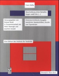 Buchcover: Franz Kafka. Beschreibung eines Kampfes. Gegen 12 Uhr - 2 Bände und Ergänzungsband mit CD-ROM. Stroemfeld Verlag, Frankfurt/Main und Basel, 1999.