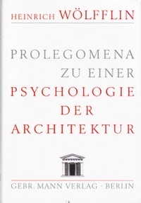 Cover: Prolegomena zu einer Psychologie der Architektur