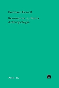 Cover: Kritischer Kommentar zu Kants Anthropologie in pragmatischer Hinsicht (1798)