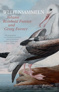Buchcover: Weltensammeln - Johann Reinhold Forster und Georg Forster. Wallstein Verlag, Göttingen, 2020.