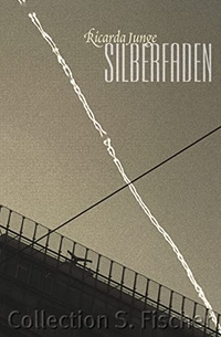 Buchcover: Ricarda Junge. Silberfaden - Erzählungen. S. Fischer Verlag, Frankfurt am Main, 2002.