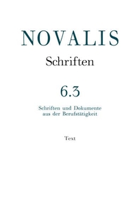 Cover: Novalis: Schriften