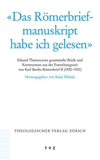 Cover: 'Das Römerbriefmanuskript habe ich gelesen'