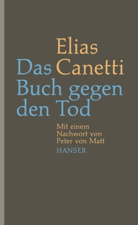 Buchcover: Elias Canetti. Das Buch gegen den Tod. Carl Hanser Verlag, München, 2014.