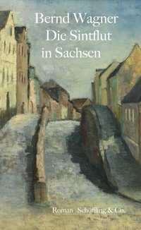 Buchcover: Bernd Wagner. Die Sintflut in Sachsen - Roman. Schöffling und Co. Verlag, Frankfurt am Main, 2018.