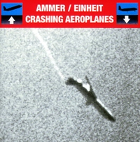 Buchcover: Andreas Ammer / F. M. Einheit. Crashing Aeroplanes - Ein Hörspiel über die Lakonie des Dramas, die Monotonie eines verlorenen Kampfes. 1 CD. Hörsturz Booksound, Erding, 2002.