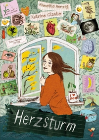 Buchcover: Rasmus Bregnhoi / Katrine Clante / Annette Herzog. Herzsturm - Sturmherz - (Ab 12 Jahre). Peter Hammer Verlag, Wuppertal, 2018.
