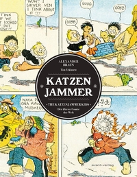 Buchcover: Alexander Braun. Katzenjammer - The Katzenjammer Kids - Der älteste Comic der Welt. Avant Verlag, Berlin, 2022.