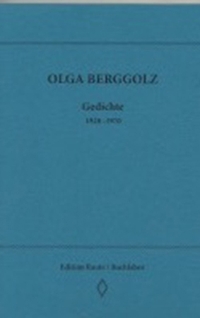 Cover: Olga Berggolz: Gedichte