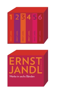 Buchcover: Ernst Jandl. Ernst Jandl: Werke in sechs Bänden. Luchterhand Literaturverlag, München, 2016.