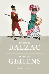 Buchcover: Honore de Balzac. Theorie des Gehens - Eine Stunde aus meinem Leben. Friedenauer Presse, Berlin, 2022.