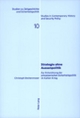 Cover: Christoph Breitenmoser. Strategie ohne Außenpolitik - Zur Entwicklung der schweizerischen Sicherheitspolitik im Kalten Krieg. Peter Lang Verlag, Frankfurt am Main, 2002.