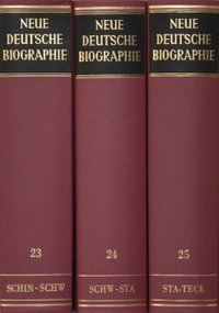 Buchcover: Neue Deutsche Biografie (NDB) - Band 20: Pagenstecher-Püterich. Duncker und Humblot Verlag, Berlin, 2001.