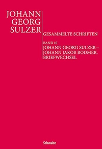 Cover: Johann Georg Sulzer: Gesammelte Schriften