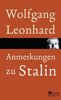 Cover: Anmerkungen zu Stalin