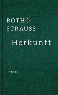 Buchcover: Botho Strauß. Herkunft. Carl Hanser Verlag, München, 2014.