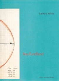 Buchcover: Barbara Köhler. Neufundland - Schriften, teils bestimmt. Edition Korrespondenzen, Wien, 2012.