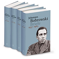 Buchcover: Johannes Bobrowski. Johannes Bobrowski: Briefe 1937-1965. Wallstein Verlag, Göttingen, 2017.