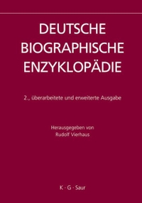 Buchcover: Deutsche Biografische Enzyklopädie - Zweite überarbeitete und erweiterte Ausgabe. K. G. Saur Verlag, München, 2007.
